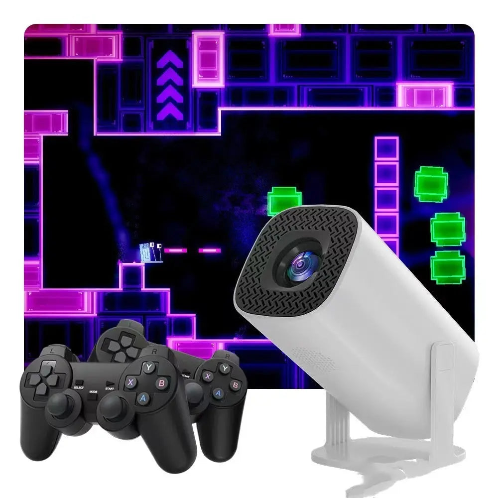 P30 Game Console Projector P30MAX HD Wireless Projection Screen Man-Machine Boxing King Jimmy's Tech & Games